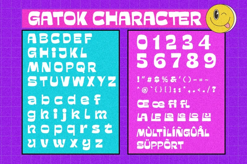 Gatok - Playful Display Typeface