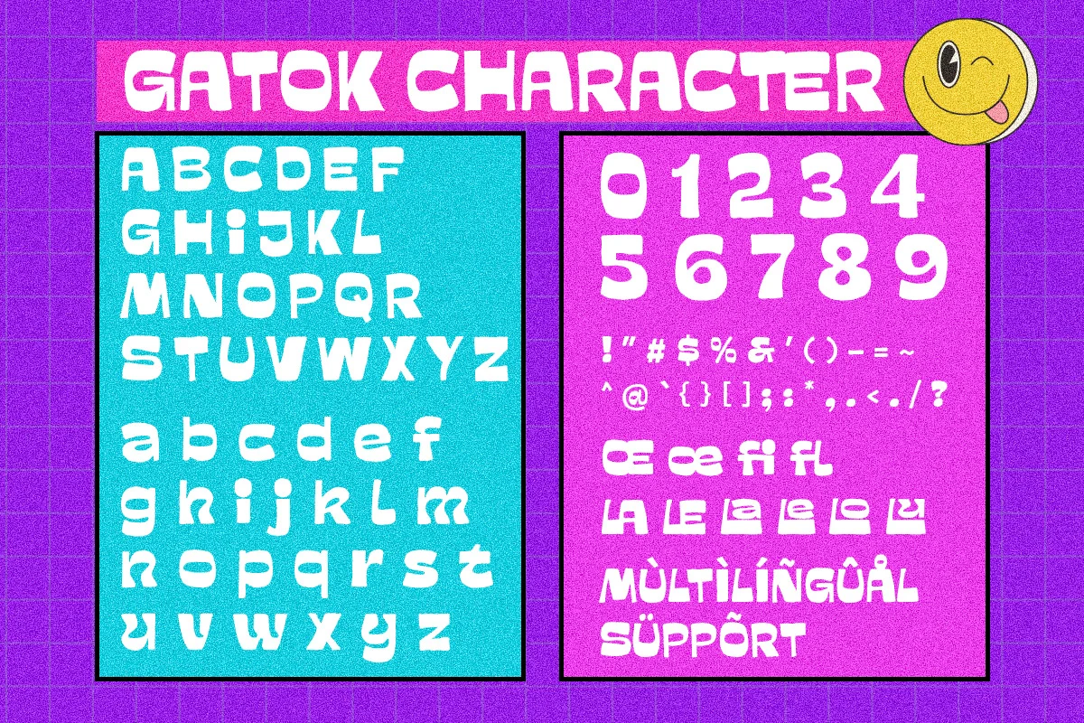 Gatok - Playful Display Typeface