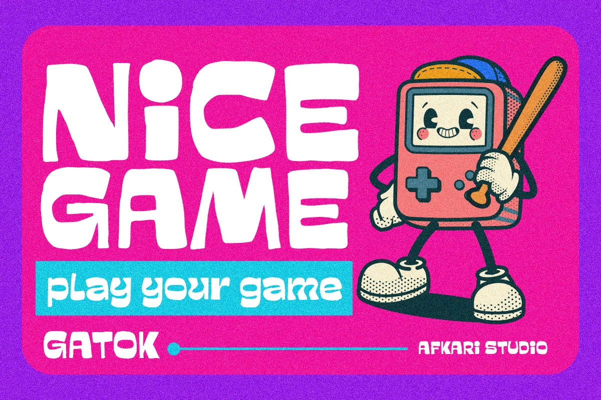 Gatok - Playful Display Typeface