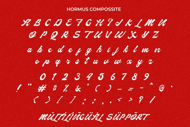Hormuz - Bold Script Handwritten Streetwear Font