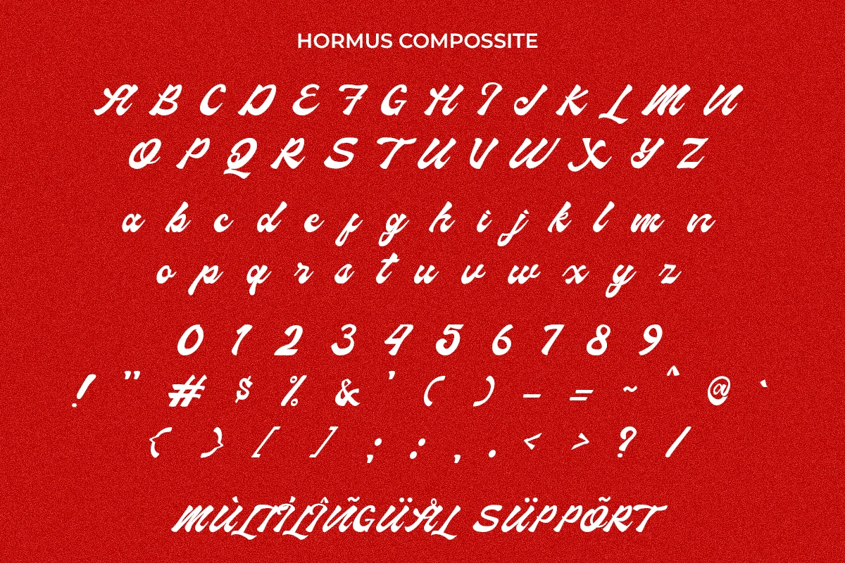 Hormuz - Bold Script Handwritten Streetwear Font