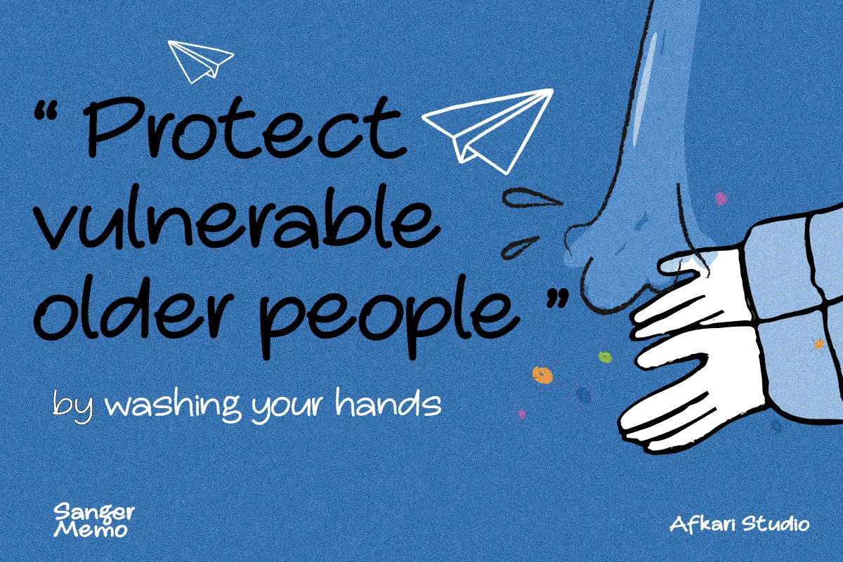 Sanger Memo - Handwritten Marker Note Font