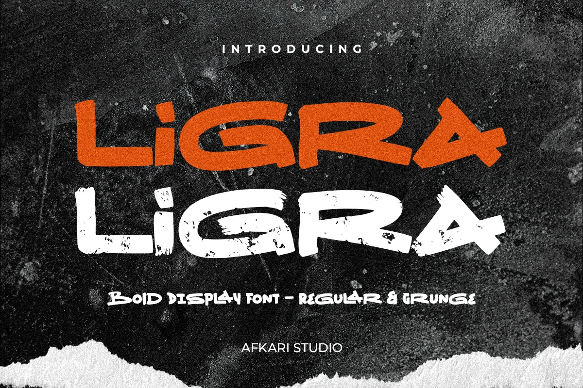 Ligra - Bold Display Typeface