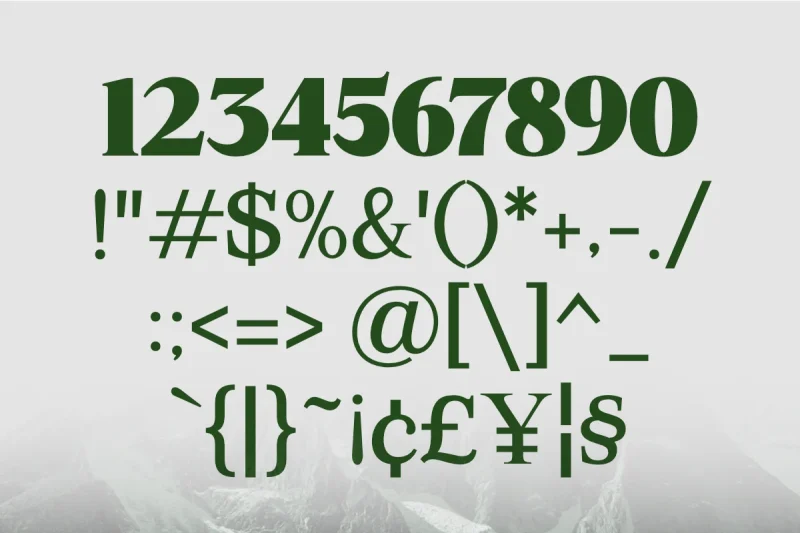 Mount Sagilite – Modern Serif Family Typeface with Variable Font