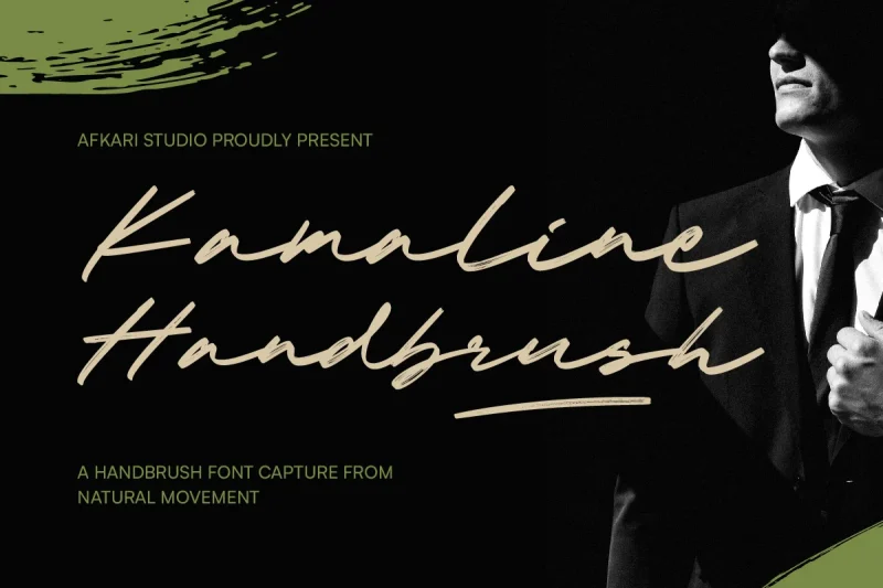 Kamaline Handbrush - Handwritting Brush Font